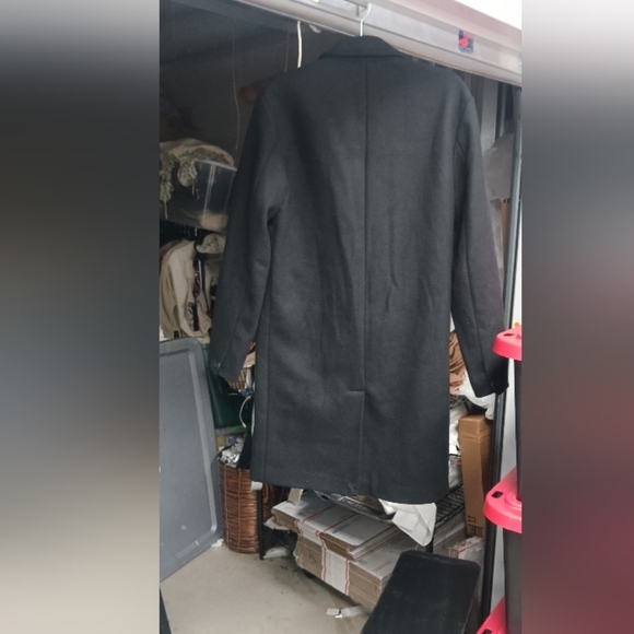 Zara Women's Wool Trench Coat - Picture 5 of 6